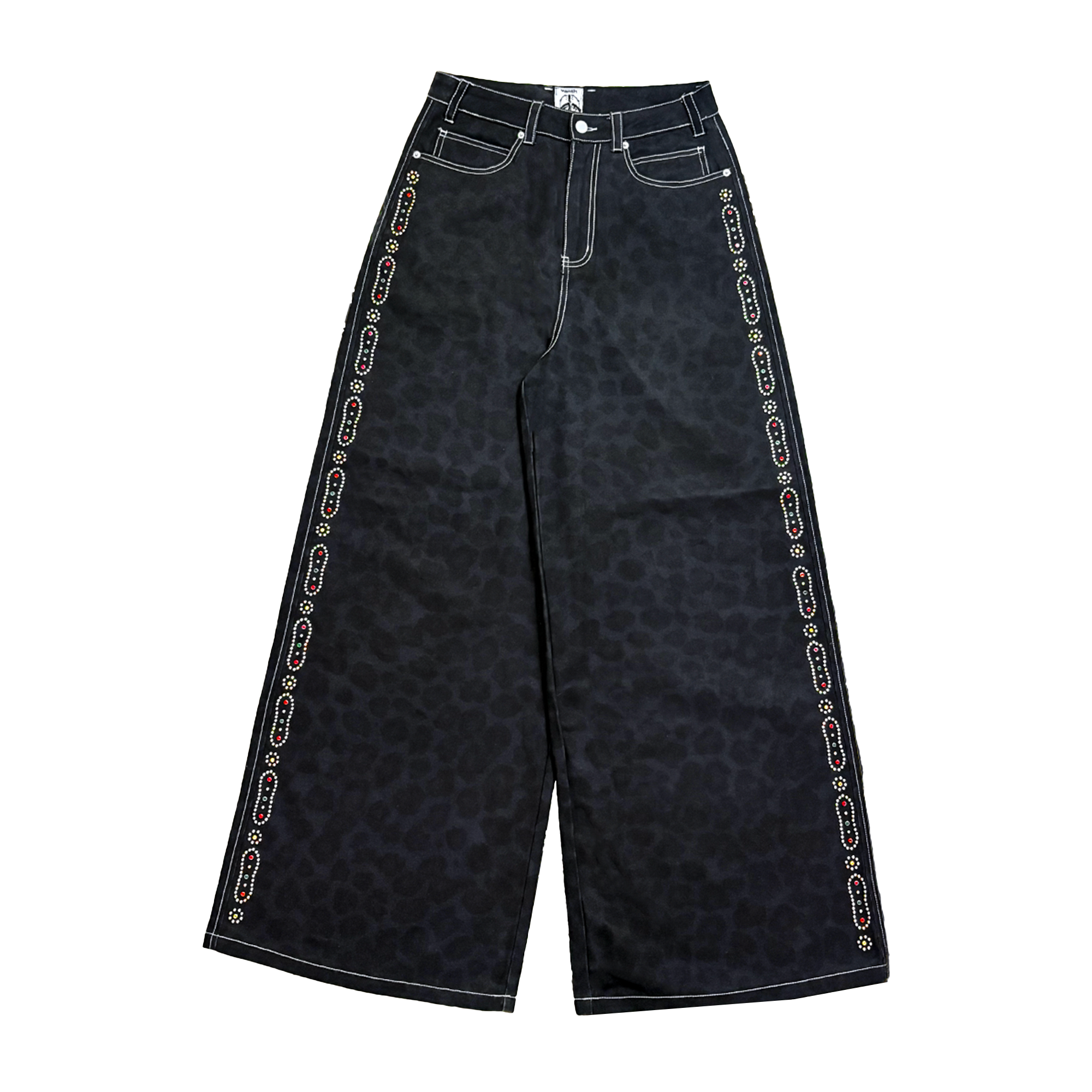 Baggy Leopard Denim