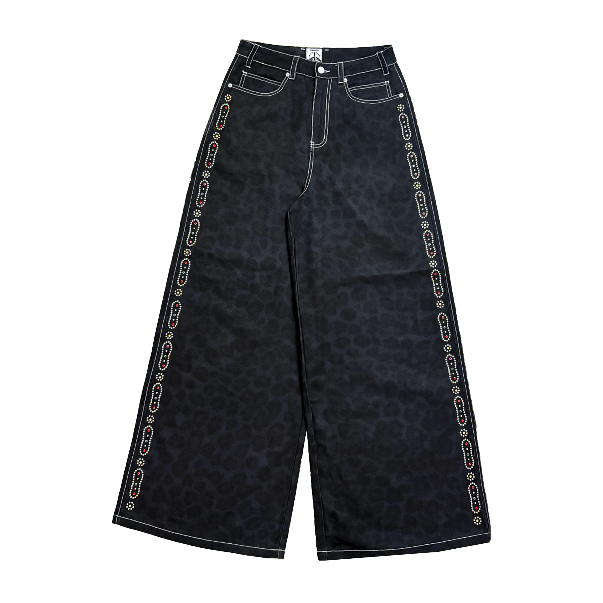 Baggy Leopard Denim